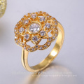 2018 design de anéis de ouro estilo quente para as mulheres